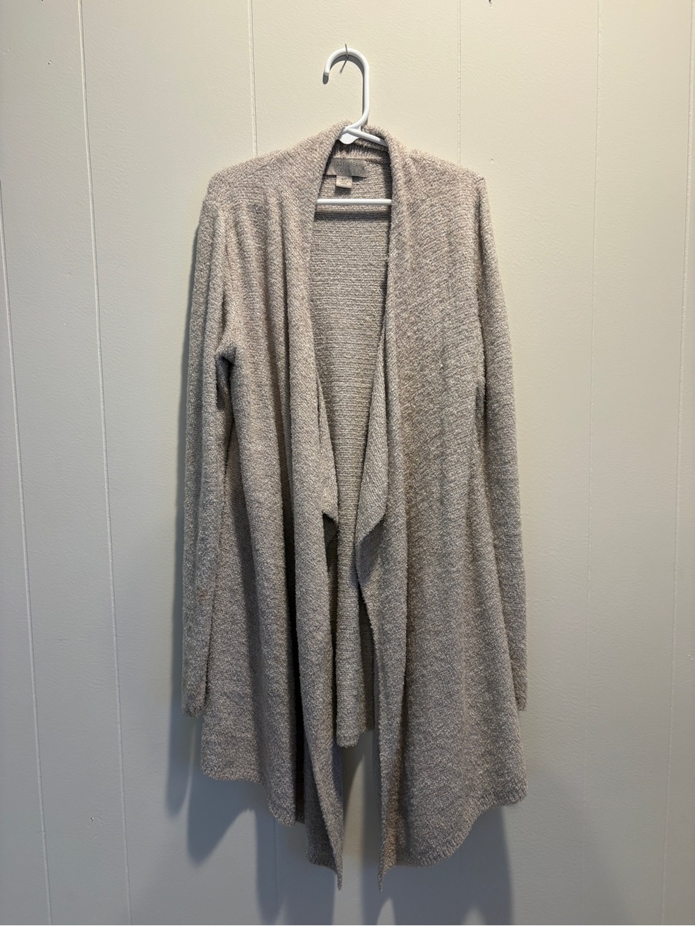 Barefoot Dreams kids Open-Front Cardigan - Light Beige